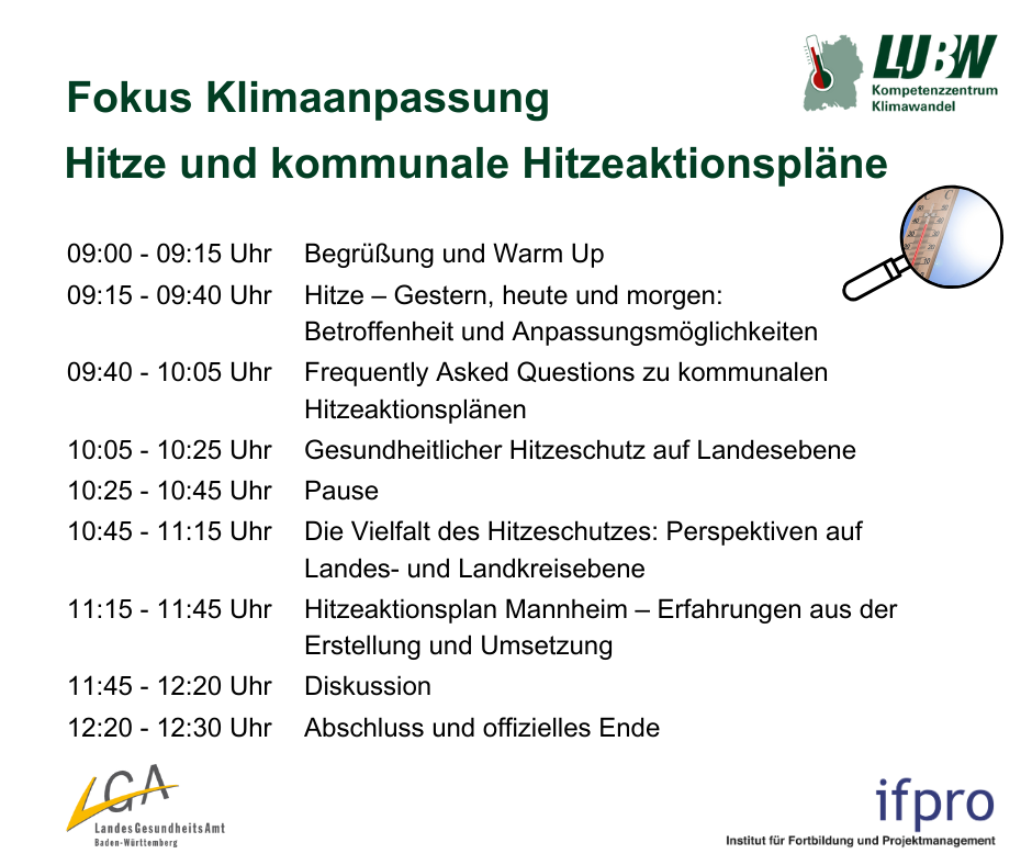 Programmübersicht Hitze Vertiefung