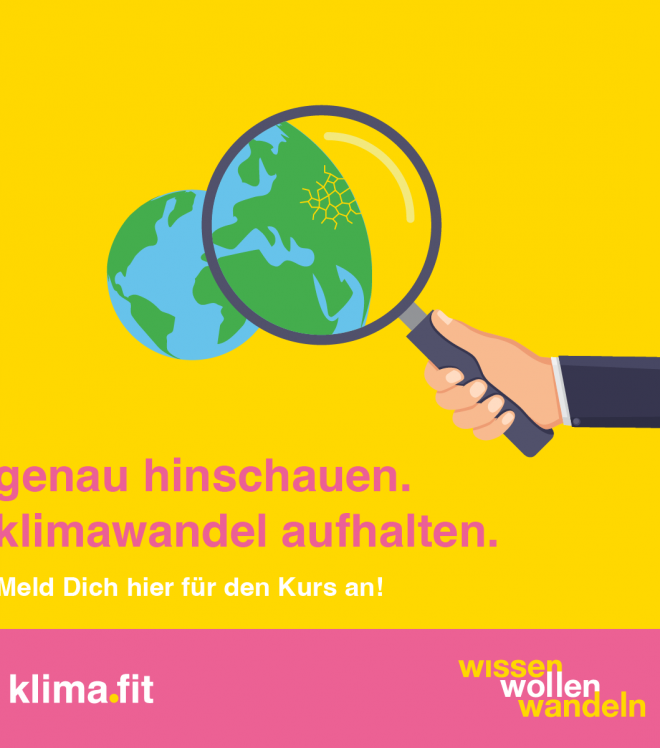 Kurs „klimafit“: Jetzt anmelden und im Alltag für das Klima stark machen