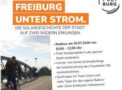 Mit dem Rad durch Freiburgs Solargeschichte – Sei auch du dabei!